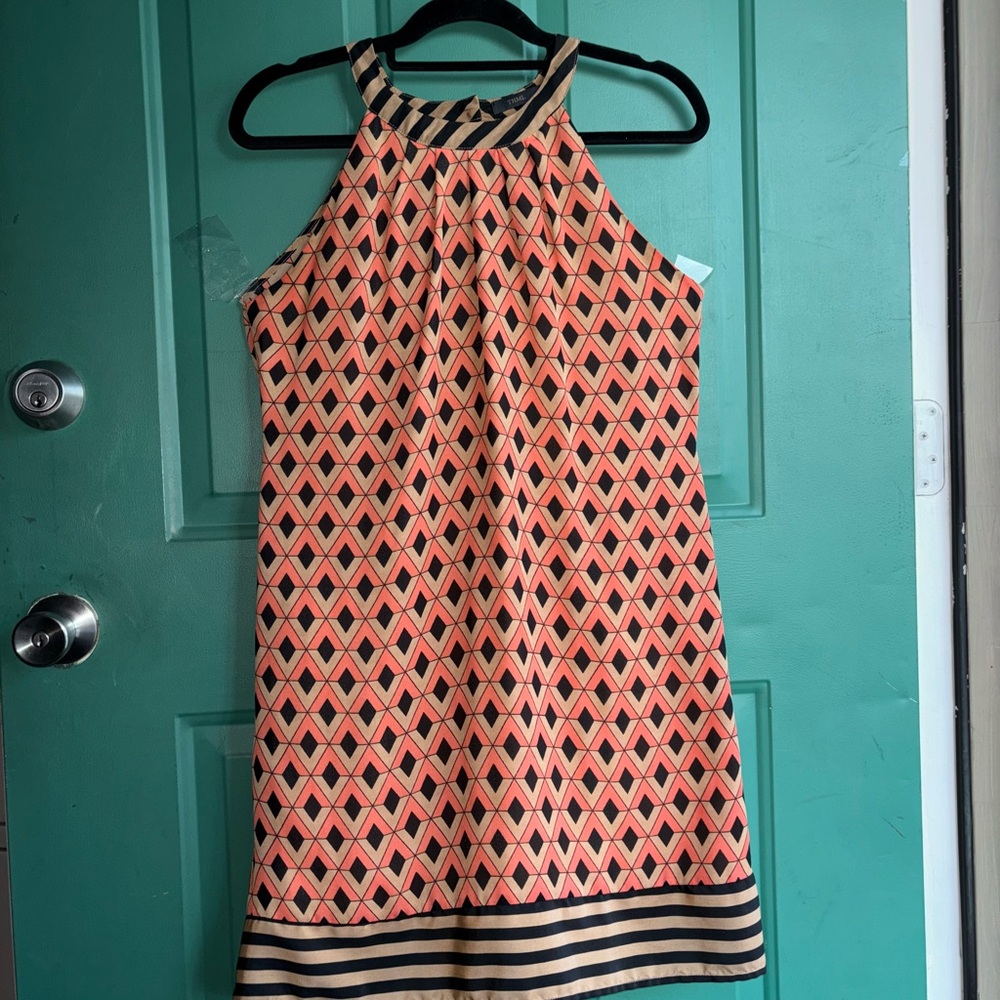 THML Anthropology large Abstract Halter Dress excellent condition - Picture 2 of 8
